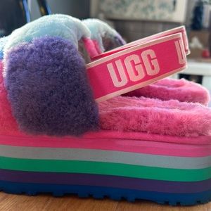 COPY - UGG Disco Platform Checkered Slides| Womens Size 7